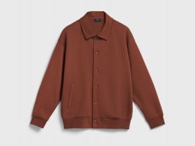 Куртка с воротником поло, Оранжевый