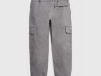 Брюки с карго-карманами для мальчиков, Серый