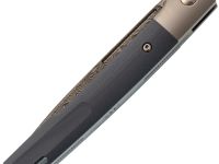 Складной нож Nimo Attendant, сталь дамаск, рукоять G10, синий