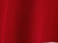 Вязаное платье в рубчик, Красный