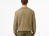 Мужской свитер Lacoste из смеси хлопка и шерсти