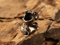 Бусина для темляка Мумий Тролль, мельхиор