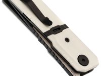 Складной нож Maxace Capsule-2, сталь 10CR15COMOV, рукоять G10, белый