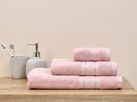 Полотенце махровое Basena, розовое