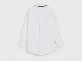 Блузка с галстуком для девочек, Белый