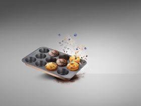 Форма для маффинов Tefal Air Bake 12 шт 29X41cм J2555014