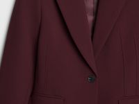 Однобортный приталенный жакет, Фиолетовый