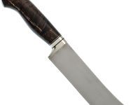 Нож Пчак, сталь D2, рукоять темная карельская береза