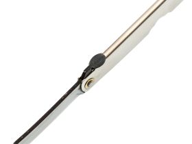 Нож складной Higonokami Nagao Kanekoma, 70мм, сталь AoGami 3 слоя, рукоять нержавеющая сталь золотая