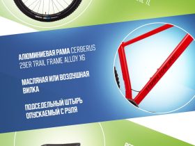 Горный велосипед Titan Racing Cerberus Sport, год 2024, цвет Красный, ростовка 16