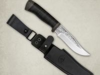 Нож Клычок-1, кожа, 95х18