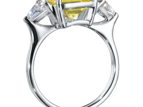 Кольцо из серебра с цитрином э0681кц02260367