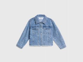 Джинсовая куртка для девочек, Голубой