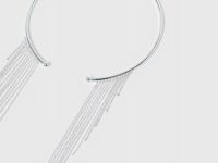 Ожерелье с цепочками, Серебряный