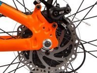 Подростковый велосипед Novatrack Extreme D 24 8sp, год 2025, цвет Зеленый-Синий, ростовка 11