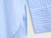 Хлопковая рубашка, Голубой