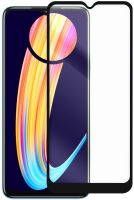 Защитное стекло Krutoff Premium для Infinix Hot 30i с чёрной рамкой