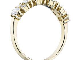 Классическое кольцо из желтого золота с бриллиантами э0301кц12142100