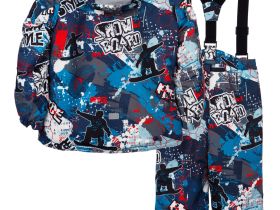 Комплект текстильный с полиуретановым покрытием для мальчиков: куртка, полукомбинезон