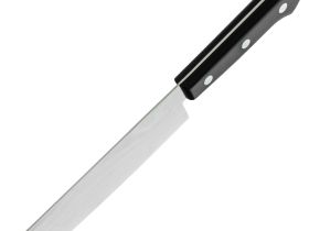 Кухонный нож Накири Tojiro Western Knife F-330, сталь VG-10, рукоять стабилизированная древесина, черный