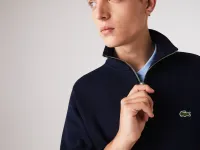 Мужская толстовка Lacoste на молнии с высоким воротом