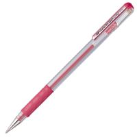 Ручка гелевая Pentel "Hybrid gel Grip" 0,8 мм, стержень красный