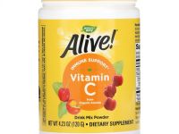 Nature's Way, Alive!, фруктовый источник витамина C, 120 г (4,23 унции)