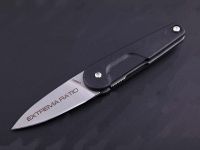 Складной нож Extrema Ratio BD0R, сталь N690, рукоять нейлон, черный