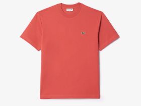 Мужская хлопковая футболка Lacoste с коротким рукавом