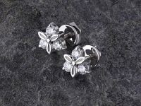 Пусеты из белого золота э4712пс07131900