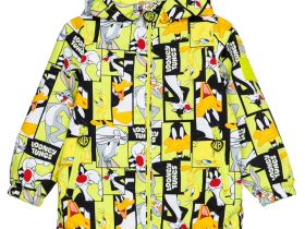 Куртка текстильная с полиуретановым покрытием для девочек (ветровка)