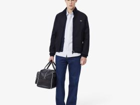 Мужская хлопковая рубашка Lacoste