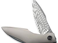 Складной нож WE Knife Krait, сталь Damasteel, рукоять титан