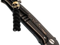 Темляк с бусиной "Череп малый", бронза