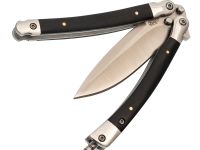 Нож-бабочка (балисонг) Витязь B6000, сталь 9Cr18MoV, рукоять древесина