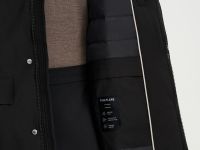 Пуховое полупальто прямого силуэта