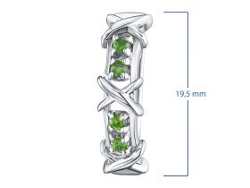 Серьги из серебра э0612сг10160400