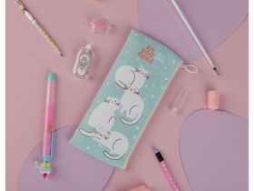 Пенал мягкий MESHU "All you need" 20х10 см, искусственная кожа
