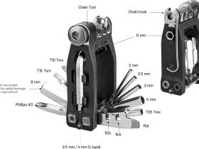 Компактный набор инструментов Topeak NINJA 16+ TT2577 (черный)