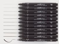 Линер UNI PIN04-200 (S) 0,4 мм, черный