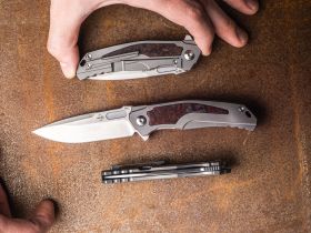 Складной нож Boker Aphex Mini, сталь VG-10, рукоять титан/карбон