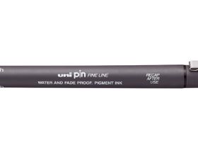 Линер UNI PIN brush 200 (S) кисть, темно-серый