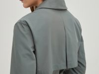 Плащ А-силуэта с поясом