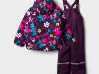 Комплект текстильный с полиуретановым покрытием для девочек: куртка, полукомбинезон