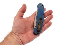 Складной нож Steelclaw Крыса, сталь AUS8, рукоять синяя микарта