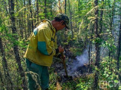 На тушении лесных пожаров в Якутии работают более 450 человек