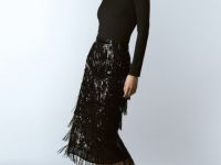 Боди с длинным рукавом, Черный