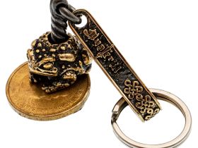 Брелок Денежная Лягушка, бронза