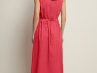 Сарафан макси льняной с поясом