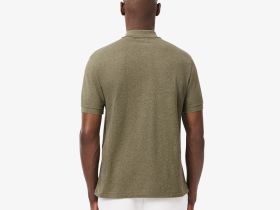 Мужское поло L.12.12 из меланжевой ткани